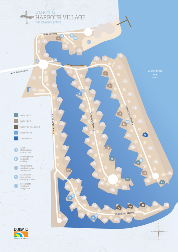 Karte des Dormio Harbour Village