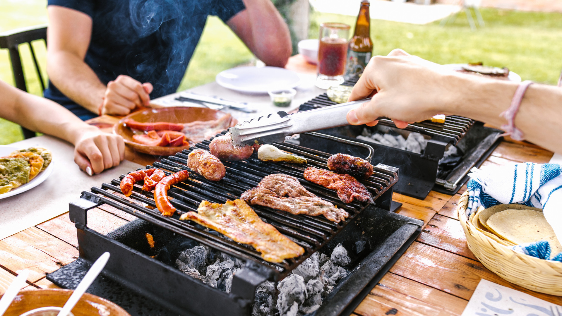 Wat is een groepsvakantie zonder barbecue?