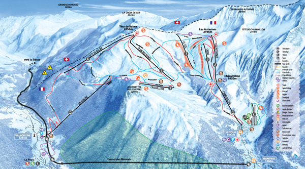 View the ski area