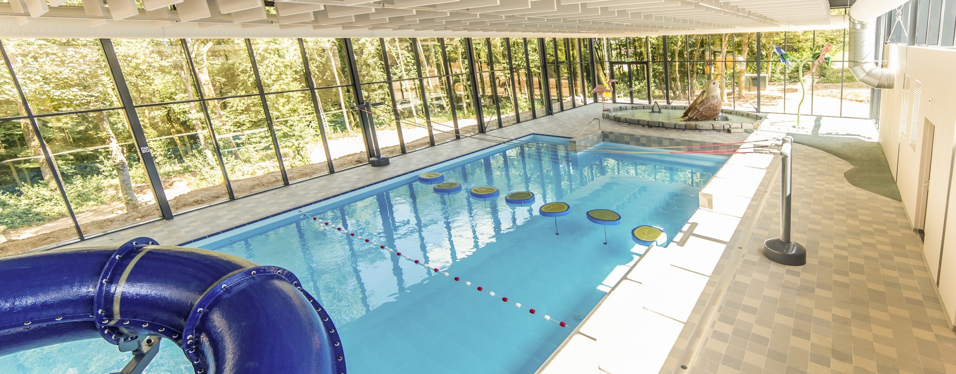 Go for a swim in the heated indoor swimming-pool 
during your stay