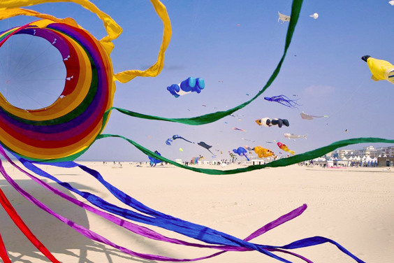 Bezoek het International Kite Festival tijdens je vakantie aan de Franse Opaalkust