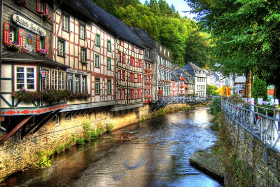 Stroll through Monschau during your weekend break in the Eifel