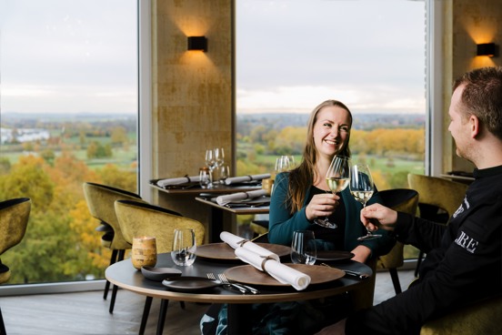 Lunch ou dîner de qualité au restaurant Rantrée avec vue imprenable