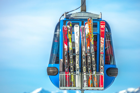 Aprovecha las útiles instalaciones para practicar deportes de invierno.