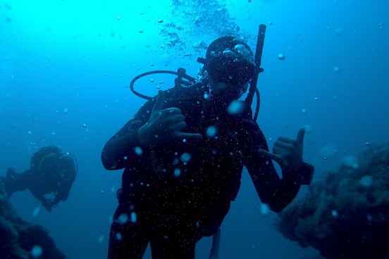 1. Diving and water activities