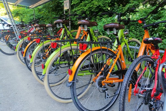 Huur een fiets om de omgeving te verkennen