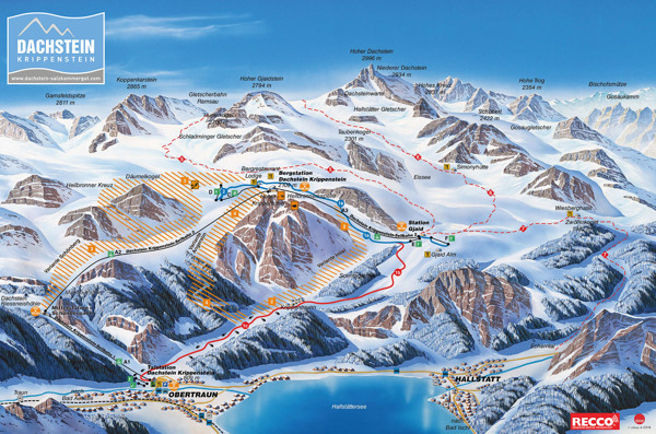 Sehen Sie die Skigebiete in der Nähe von Dormio Resort Obertraun