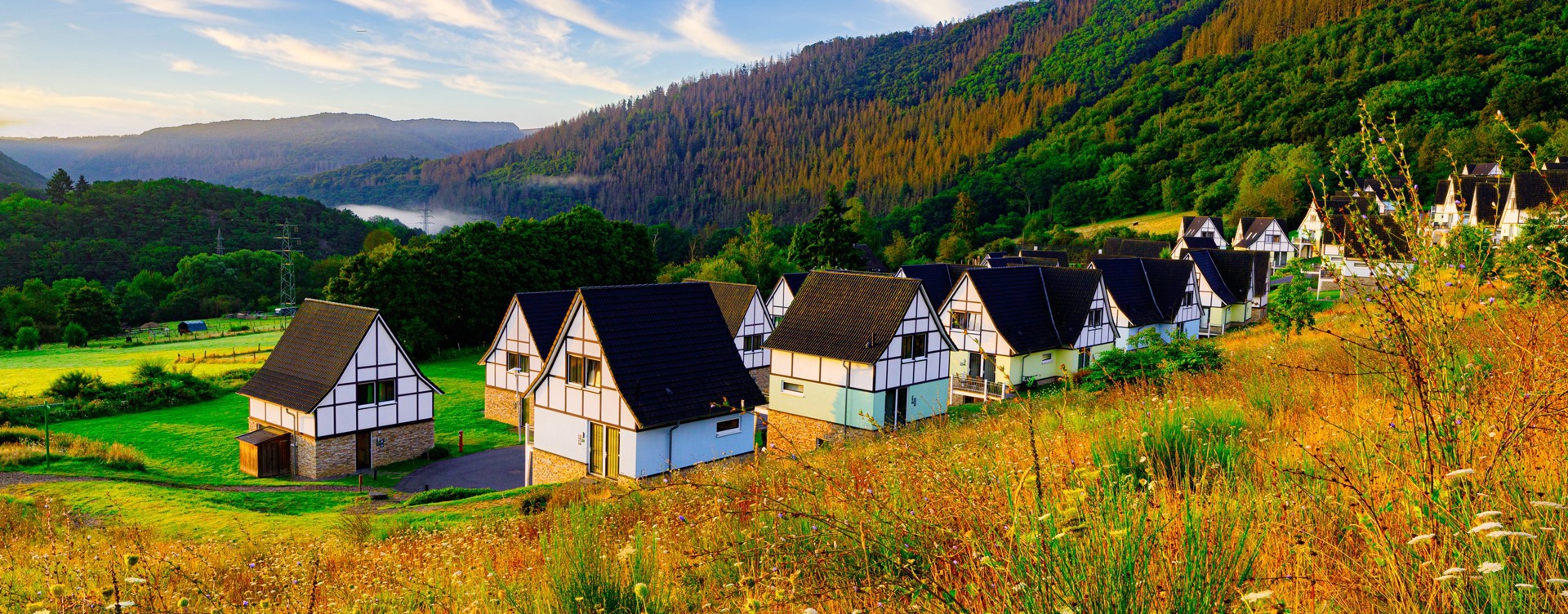 Geniet van een heerlijk verblijf
op een bungalowpark in de Duitse Eifel
