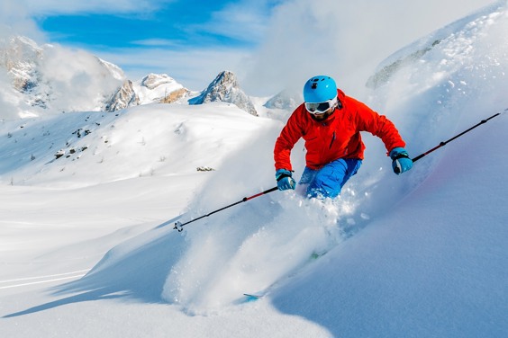 Winter sports in Chamonix