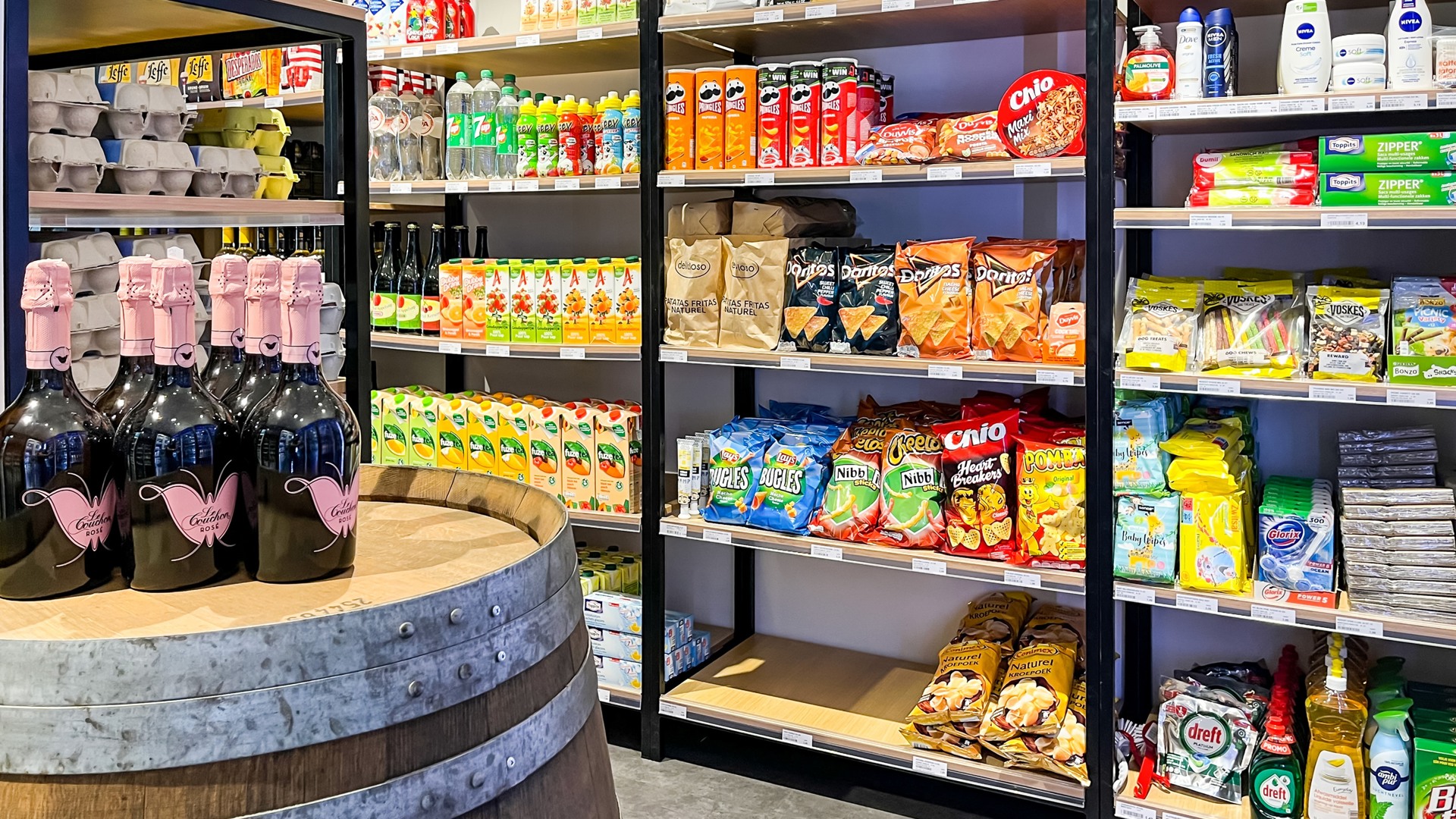 Haal je kleine boodschappen tijdens je vakantie in Maastricht bij onze streekwinkel en minimarkt