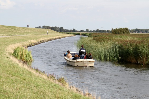 Hire a boat and explore the picturesque surroundings of Friesland