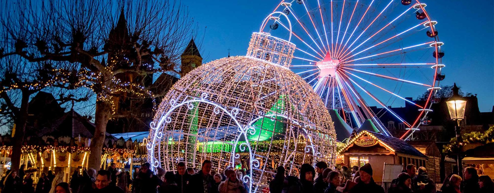 Beleef het schitterende winterwonderland:
Magisch Maastricht