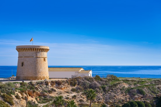 Illeta dels Banyets and its watchtower