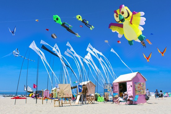 Bezoek de indrukwekkende vliegershow op het International Kite Festival