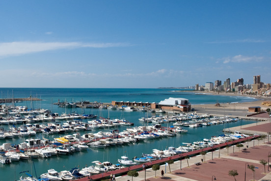 Port of El Campello and yacht club