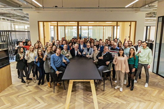 Team at Dormio Group headquarters in Arnhem