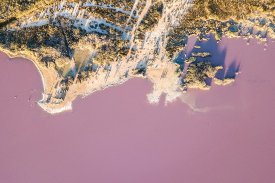 The salt lakes of Torrevieja