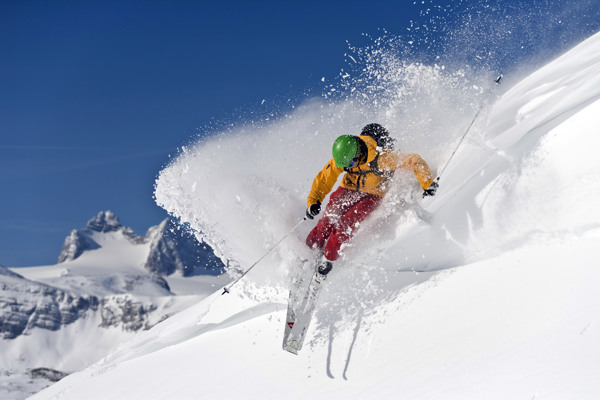 Enjoy challenging ski areas