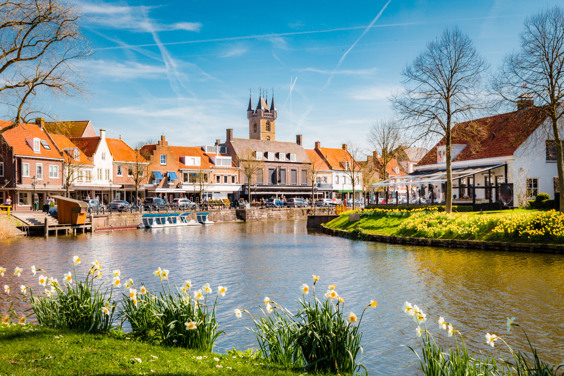 Take a stroll through the charming streets of historic Sluis
