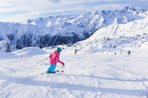 Une superbe station de ski familiale dans les Alpes