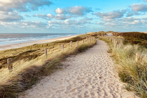 Estancia en las dunas de Schoorl en la costa de Holanda Septentrional