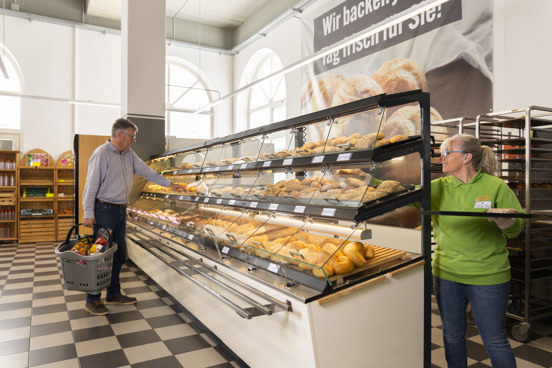 Frische Lebensmittel aus dem Supermarkt